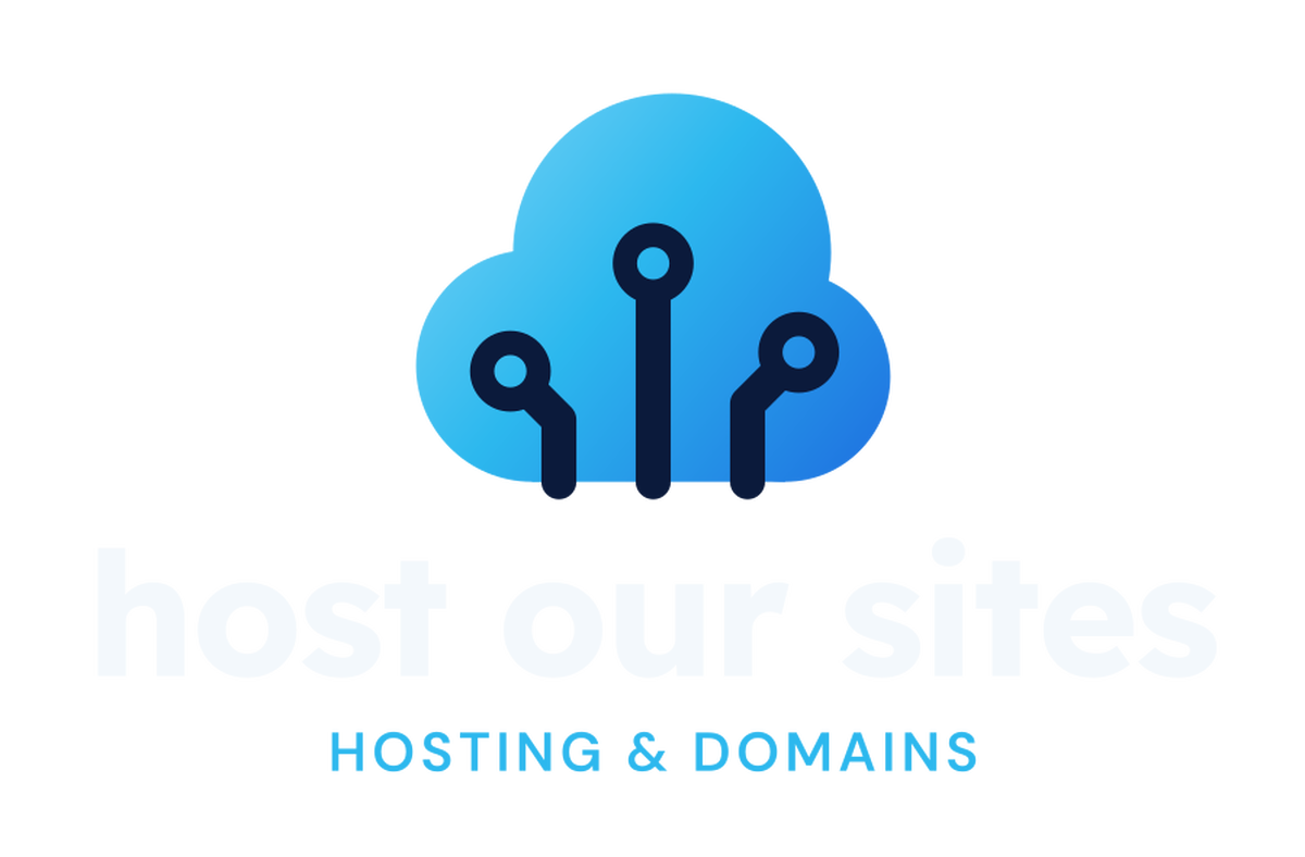 Host Our Sites Logo Stacked On Dark